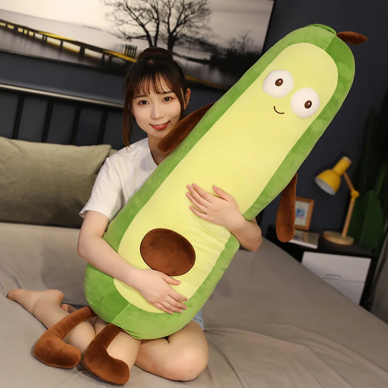 80/110/135cm Large Avocado Plush Toy Stuffed Pillow Cartoon Avocado Fruit Long Nap Sleep Pillow Home Decor Creative Gift Present
80/110/135cm Large Avocado Plush Toy Stuffed Pillow Cartoon Avocado Fruit Long Nap Sleep Pillow Home Decor Creative Gift Present