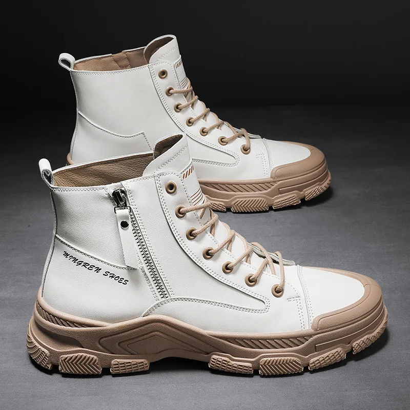Winter Boots Men New Fashion Men Boots PU Solid Color Men Shoes Lace-up Martin Boots Men Waterproof Non-slip Martin Boots Men
Winter Boots Men New Fashion Men Boots PU Solid Color Men Shoes Lace-up Martin Boots Men Waterproof Non-slip Martin Boots Men