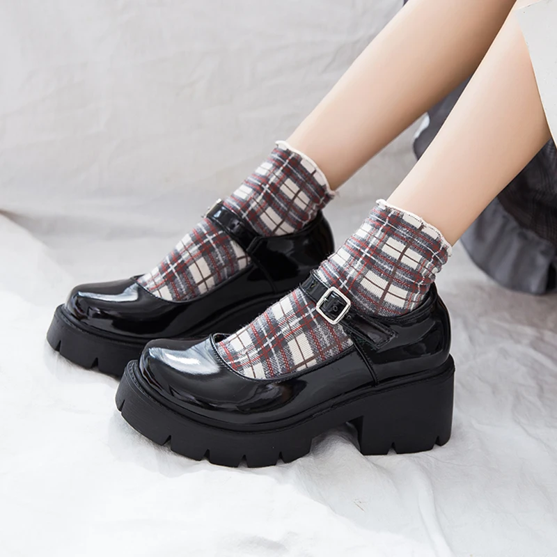 lolita shoes Chunky heels Small leather shoes women models Mary Jane shoes women's Japanese high heels retro platform shoes wome
lolita shoes Chunky heels Small leather shoes women models Mary Jane shoes women's Japanese high heels retro platform shoes wome