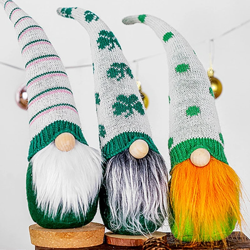 P15D 3pcs Patrick's Day Gnome Clover Swedish Tomte Elf Christmas Decoration Ornaments
P15D 3pcs Patrick's Day Gnome Clover Swedish Tomte Elf Christmas Decoration Ornaments