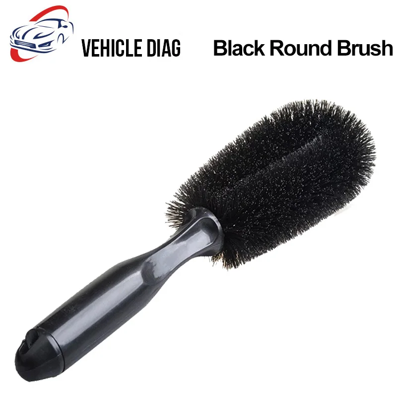 Useful Black Round Brush Car Wheel Brush Wash Tools Car Tyre Cleaner Accessories Round Auto Motorcycle Washing Cleaning Tools
Useful Black Round Brush Car Wheel Brush Wash Tools Car Tyre Cleaner Accessories Round Auto Motorcycle Washing Cleaning Tools
