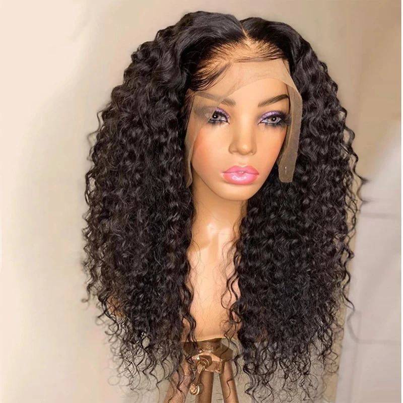 Black Color Curly Synthetic Hair Lace Front Wig For Women Middle Part Fiber with Babyhair Daily 180%Density Glueless Wigs
Black Color Curly Synthetic Hair Lace Front Wig For Women Middle Part Fiber with Babyhair Daily 180%Density Glueless Wigs