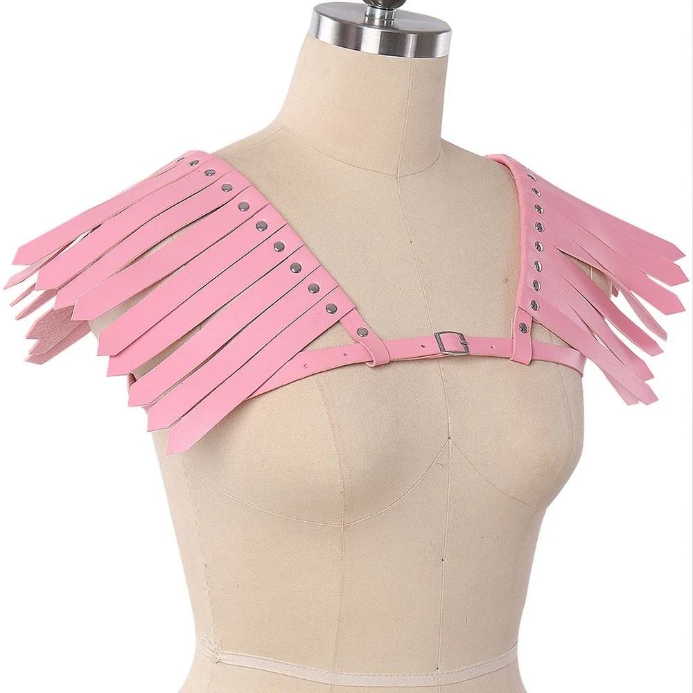 Leather Goth Chest Suspenders Clothing Adult Harness Fashion Sexy Full Body Harness Bondage Lingerie Women Punk Harness Bra
Leather Goth Chest Suspenders Clothing Adult Harness Fashion Sexy Full Body Harness Bondage Lingerie Women Punk Harness Bra