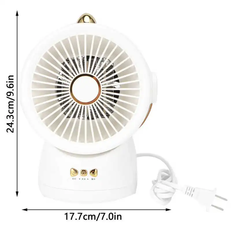 800W Portable Desktop Heater Multi Angle Shake Head Quick Heating Warmer for Home Office 220V Air Heater
800W Portable Desktop Heater Multi Angle Shake Head Quick Heating Warmer for Home Office 220V Air Heater
