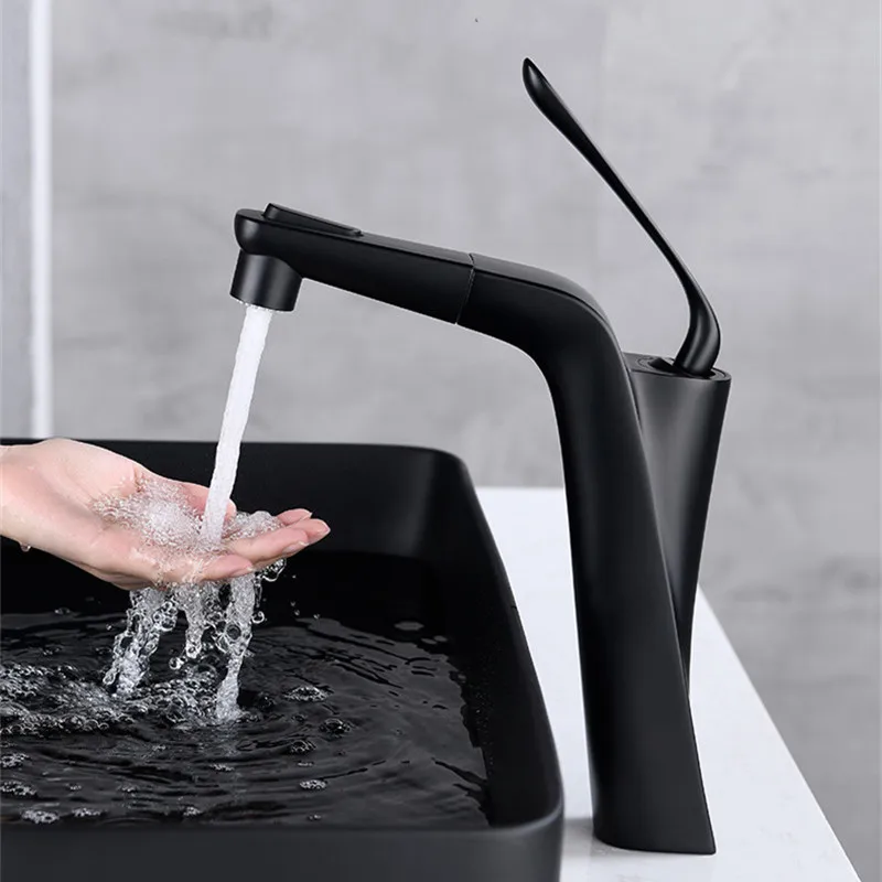 Basin Sink Faucets Brass Black Pull Out Bathroom Tap Swivel Single Handle Deck Mounted Bath Basin Vessel Mixer Water Tap Chrome
Basin Sink Faucets Brass Black Pull Out Bathroom Tap Swivel Single Handle Deck Mounted Bath Basin Vessel Mixer Water Tap Chrome
