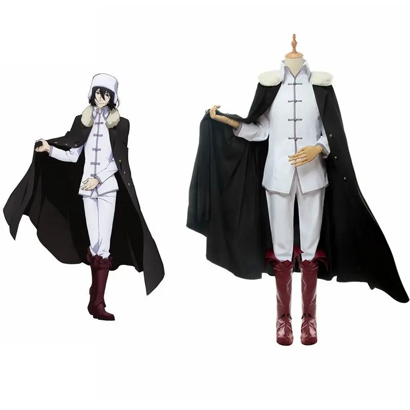 High-Q Unisex Anime Cos Stray Dogs Fyodor Mikhailoyevich Dorstoyevsk Cosplay Costumes Uniform Sets
High-Q Unisex Anime Cos Stray Dogs Fyodor Mikhailoyevich Dorstoyevsk Cosplay Costumes Uniform Sets