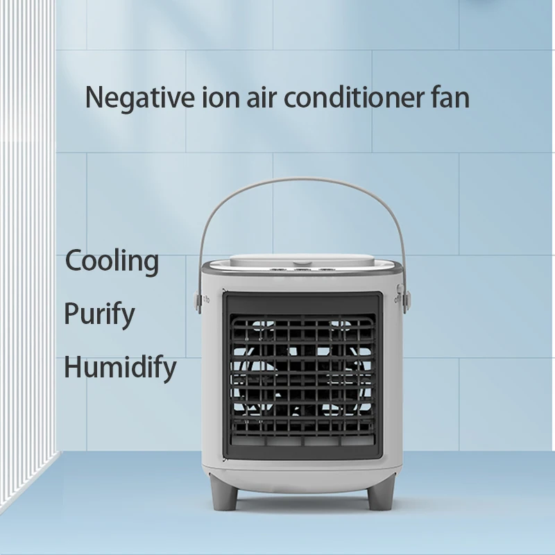 Smart Home Negative Ion Air Cooler Desktop USB Charging Water Cooling Fan Portable Air Conditioner Mini Humidifying Air Cooler
Smart Home Negative Ion Air Cooler Desktop USB Charging Water Cooling Fan Portable Air Conditioner Mini Humidifying Air Cooler