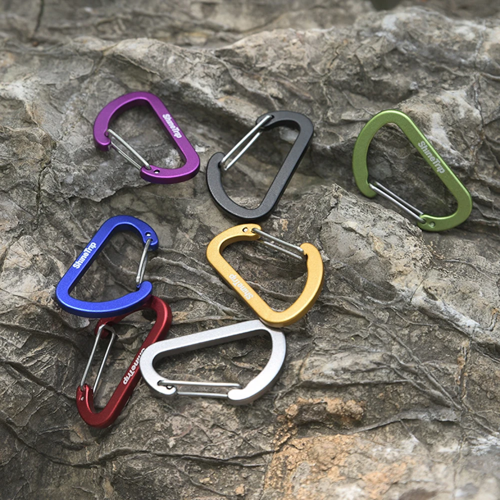 10Pcs Set D Shape Carabiner Clip Clasp Spring Hook Keyring Outdoor Climbing Aluminum Alloy High Capacity Designed
10Pcs Set D Shape Carabiner Clip Clasp Spring Hook Keyring Outdoor Climbing Aluminum Alloy High Capacity Designed