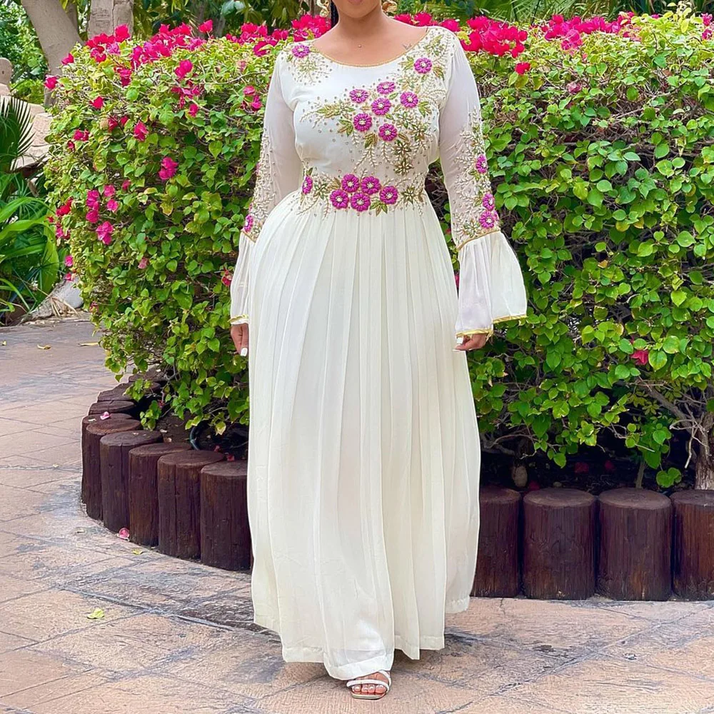 5XL Plus Size Maxi Dress Women Summer 2021 Autumn Casual Party Mesh Flared Sleeve High Waist White Long Dresses Elegant Female
5XL Plus Size Maxi Dress Women Summer 2021 Autumn Casual Party Mesh Flared Sleeve High Waist White Long Dresses Elegant Female