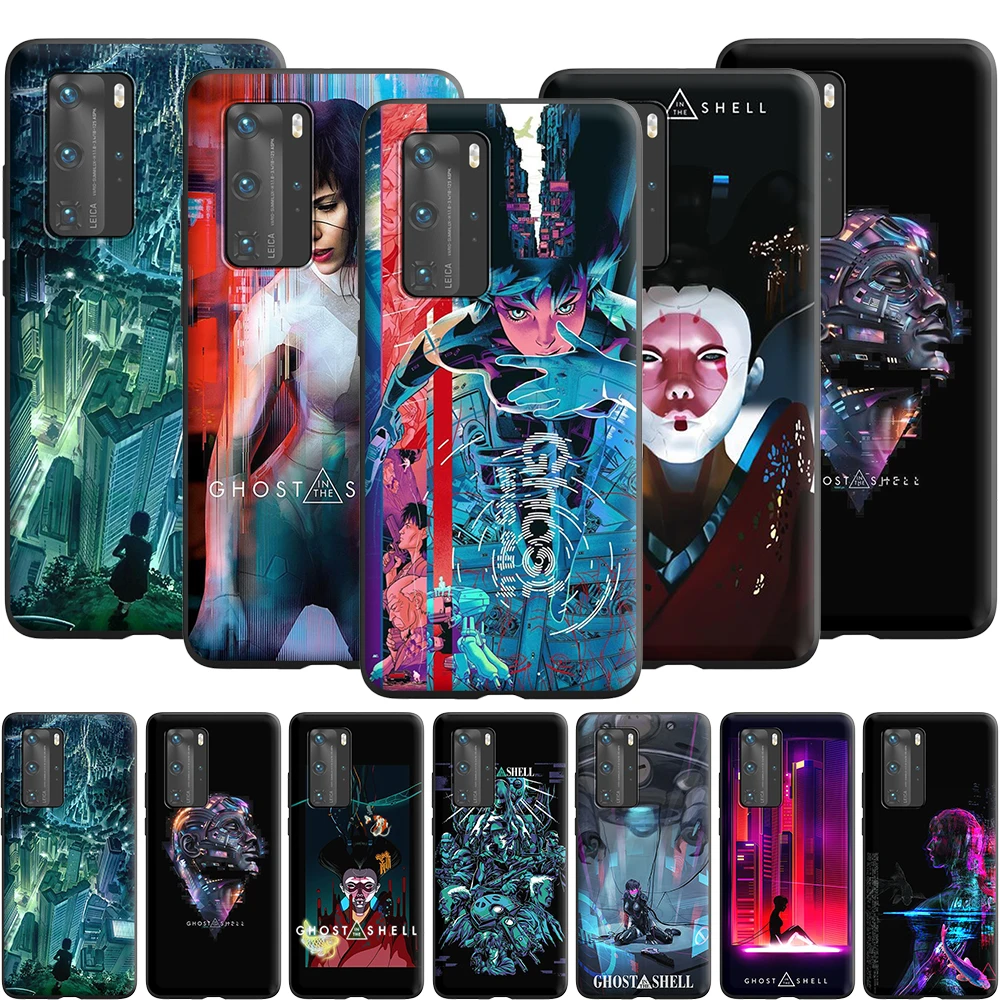 Силиконовый чехол Ghost in the Shell Для Huawei Nova 6 7 SE 2 2i 3 3i 4 4E 5 5i 5T Lite Pro Smart|Бамперы| |