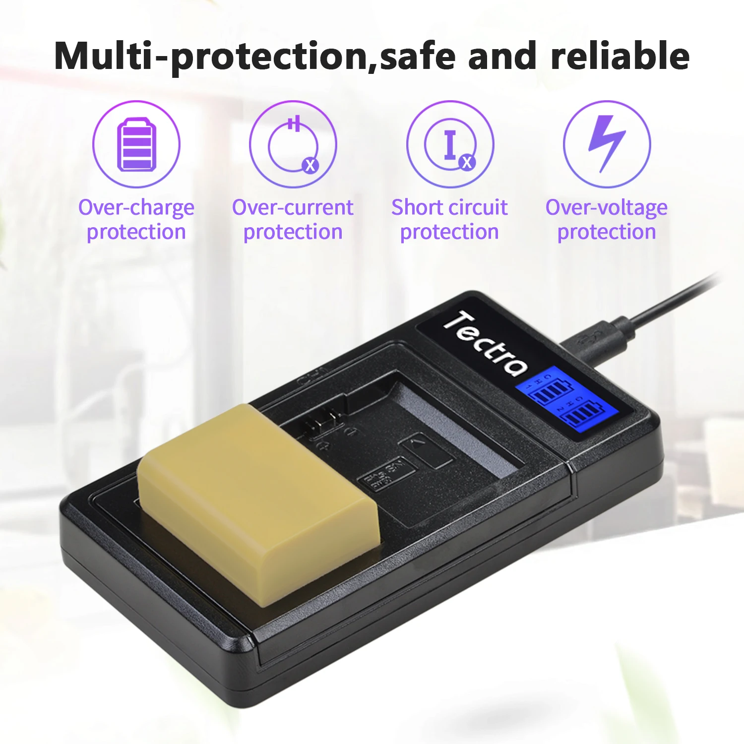 Аккумуляторная батарея 2160 мАч NP-FW50 NP FW50 + двойное зарядное устройство USB со