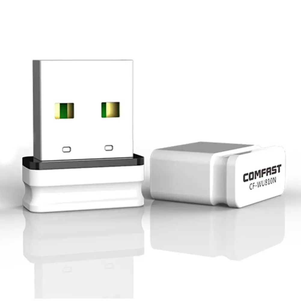 COMFAST CF-WU810N USB 2.0 WiFi Adapter 150Mbps 2.4GHz Wireless Network Card WiFi Receiver for PC Computer
COMFAST CF-WU810N USB 2.0 WiFi Adapter 150Mbps 2.4GHz Wireless Network Card WiFi Receiver for PC Computer