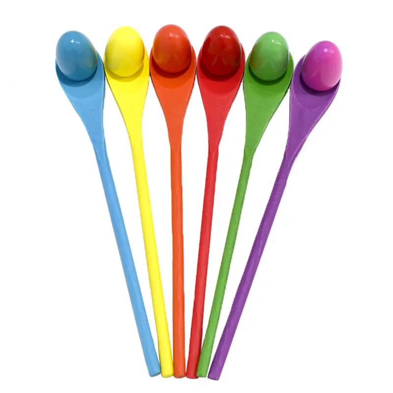 6 Colors Rainbow Wooden Spoon Montessori Toy Kids Balance Game 1 Spoon 1 Ball Sensory Integration Training Early Education Toy
6 Colors Rainbow Wooden Spoon Montessori Toy Kids Balance Game 1 Spoon 1 Ball Sensory Integration Training Early Education Toy