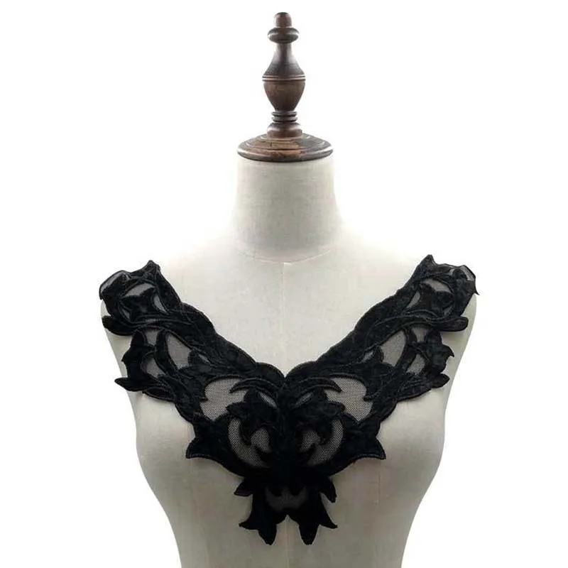 5Pcs Black Lace Collar Applique DIY Tulle Neckline Neck Fabric Clothing Exquisite Sewing Accessories Supplies 29X38cm
5Pcs Black Lace Collar Applique DIY Tulle Neckline Neck Fabric Clothing Exquisite Sewing Accessories Supplies 29X38cm