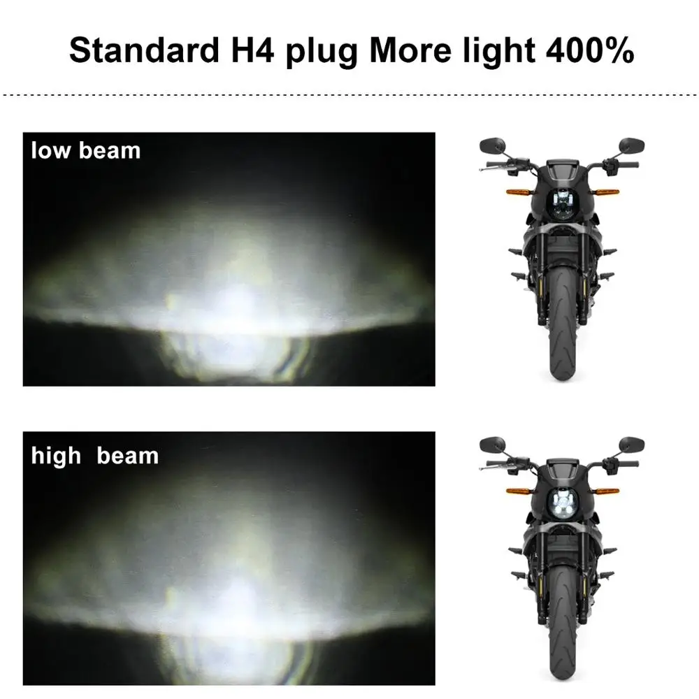 5.75 inch LED Headlight For Harley Davidson Dyna Sportster XG XR VRSCD Softail DRL Motorcycle Projector Full Halo Car light
5.75 inch LED Headlight For Harley Davidson Dyna Sportster XG XR VRSCD Softail DRL Motorcycle Projector Full Halo Car light