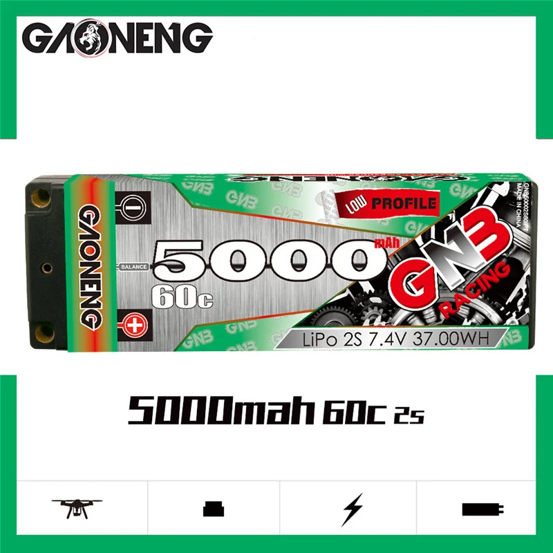 1/2/3 . GNB 7,4 5000 HV 60C 2S Hardcase 2S LiPo 5,0 bullet Deans T Plug 1:10 1/10 RC Car RC Boat
1/2/3 . GNB 7,4 5000 HV 60C 2S Hardcase 2S LiPo 5,0 bullet Deans T Plug 1:10 1/10 RC Car RC Boat
