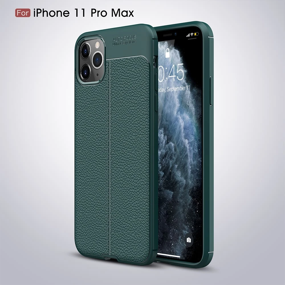 LAPOPNUT тонкий кожаный чехол с текстурой для Iphone 11 Pro Xs Max Xr X 7 8 Plus 6 6s 5 5s SE мягкий