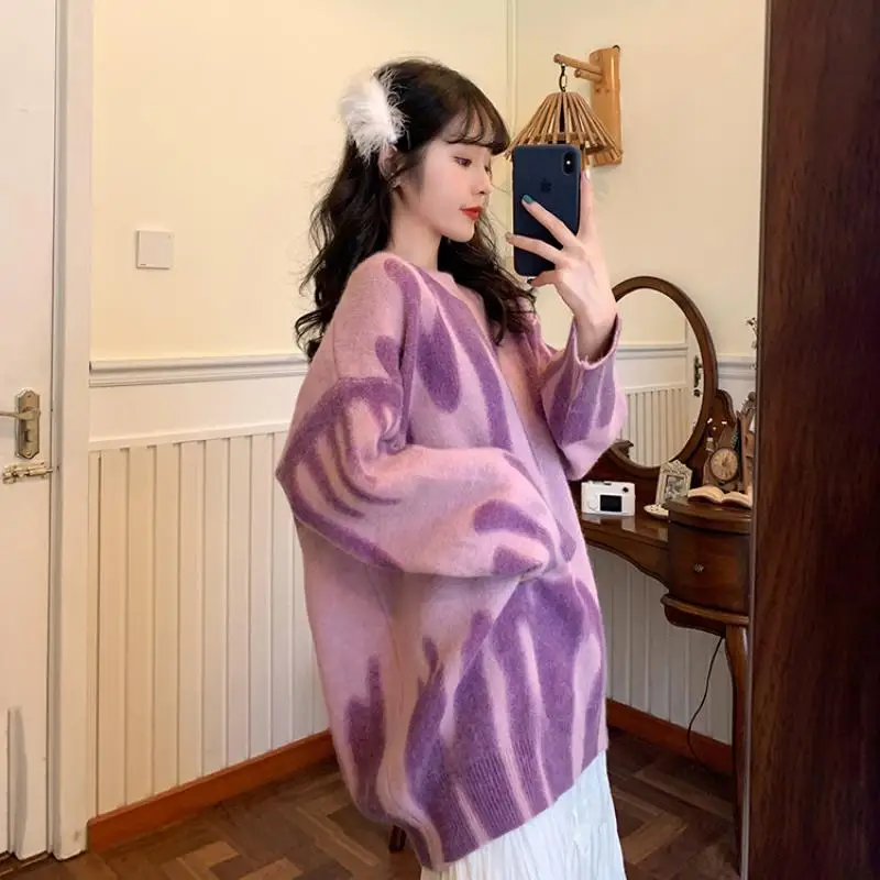 Women Pullover Sweater O-Neck Tops Jumper Knitted Loose Fashion All-Match Thick Long-Sleeved Lazy Warm Outwear Autumn Sweaters
Women Pullover Sweater O-Neck Tops Jumper Knitted Loose Fashion All-Match Thick Long-Sleeved Lazy Warm Outwear Autumn Sweaters