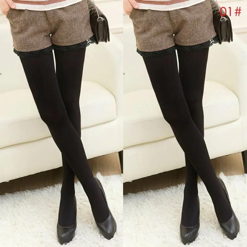 Women Soft Winter Tights Thick High Warm Fleece Lined Solid Colors High Waist Slim Tights
Women Soft Winter Tights Thick High Warm Fleece Lined Solid Colors High Waist Slim Tights