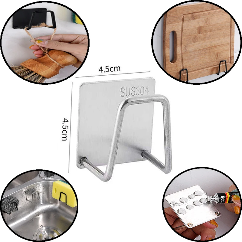 Stainless Steel Sponges Holder Drain Drying Rack Self Adhesive Sink Shelf Kitchen Accessories Storage Organizer Gadgets 1pcs
Stainless Steel Sponges Holder Drain Drying Rack Self Adhesive Sink Shelf Kitchen Accessories Storage Organizer Gadgets 1pcs