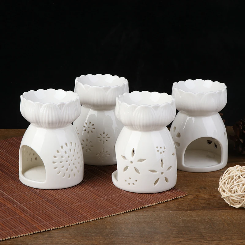 Ceramic Aroma Burner Essential Oil Lamp Hollowing Candle Holder Incense Censer Aromatherapy Furnace Hollow Bottles for Bedroom
Ceramic Aroma Burner Essential Oil Lamp Hollowing Candle Holder Incense Censer Aromatherapy Furnace Hollow Bottles for Bedroom