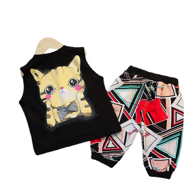 Fashion Summer Baby Girls Clothes Children Boy Cartoon Vest Shorts 2Pcs/Sets Toddler Infant Casual Costume Kids Casual Tracksuit
Fashion Summer Baby Girls Clothes Children Boy Cartoon Vest Shorts 2Pcs/Sets Toddler Infant Casual Costume Kids Casual Tracksuit