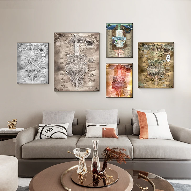 Canvas Painting Posters and Photo Wall Art Photos In The Abyss Map Animated Movie Poster Decoration Home Decoration Cuadros 
Canvas Painting Posters and Photo Wall Art Photos In The Abyss Map Animated Movie Poster Decoration Home Decoration Cuadros