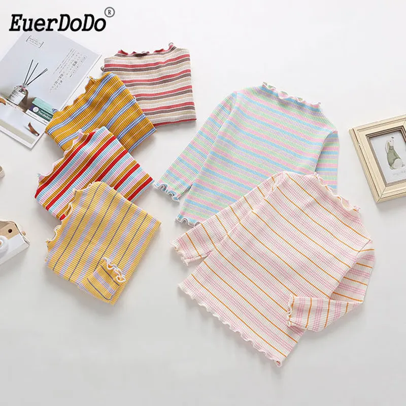 2020 Spring Autumn Children T-shirt Long Sleeve Tops For Kids Color Stripe Baby Tees Cotton Girls Bottom Toddler Clothing
2020 Spring Autumn Children T-shirt Long Sleeve Tops For Kids Color Stripe Baby Tees Cotton Girls Bottom Toddler Clothing