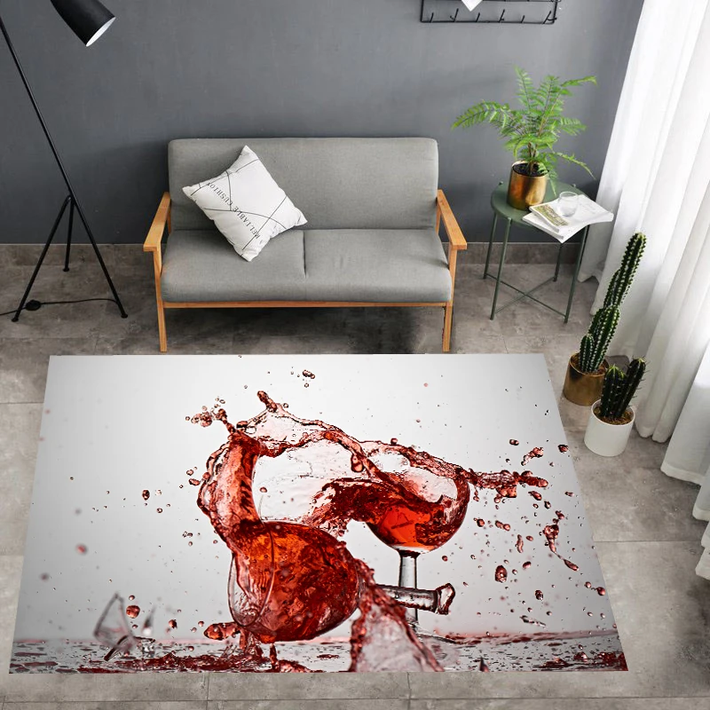 3D Print Carpet Red Wine Rug Outdoor Rug Cocktail Floor Mat Kids Bedroom Rug Living Room Floor Carpet Funny Home Textile Carpets
3D Print Carpet Red Wine Rug Outdoor Rug Cocktail Floor Mat Kids Bedroom Rug Living Room Floor Carpet Funny Home Textile Carpets