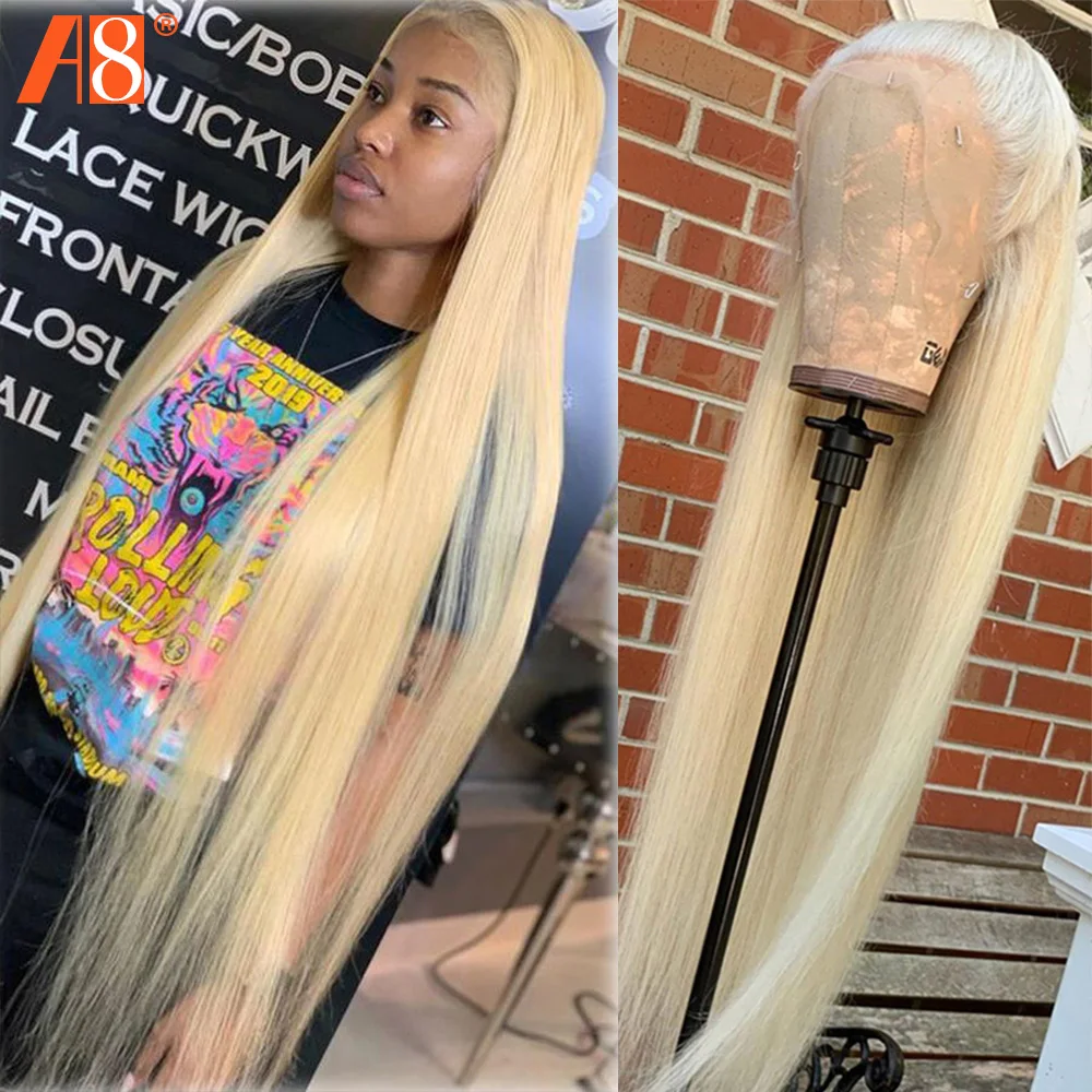 613 Lace Frontal Wig 13x4 Blonde Lace Front Wig Straight Human Hair HD Transparent Lace Wig Preplucked Brazilian Remy 150%
613 Lace Frontal Wig 13x4 Blonde Lace Front Wig Straight Human Hair HD Transparent Lace Wig Preplucked Brazilian Remy 150%