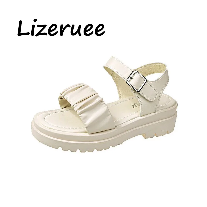 Women Sandals Fashion High Quality Sandals Square Toe Womens Slippers Pu Leather Ladies Summer Slides Flats Platform Sandal
Women Sandals Fashion High Quality Sandals Square Toe Womens Slippers Pu Leather Ladies Summer Slides Flats Platform Sandal