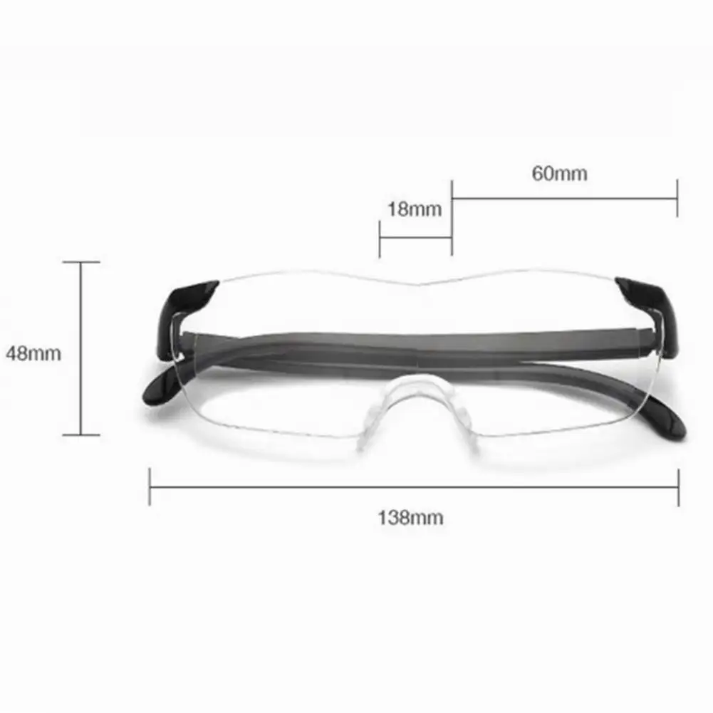 Reading Glasses Men Women 1.6x Magnification Multi-purpose Glasses for Men and Women High Quality
Reading Glasses Men Women 1.6x Magnification Multi-purpose Glasses for Men and Women High Quality