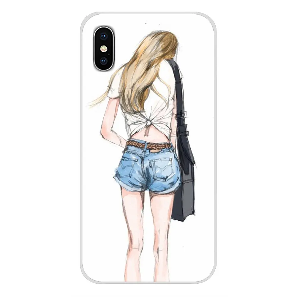 Девушка с бокалом вина аксессуары телефон оболочки чехлы для samsung Galaxy J1 J2 J3 J4 J5 J6 J7
