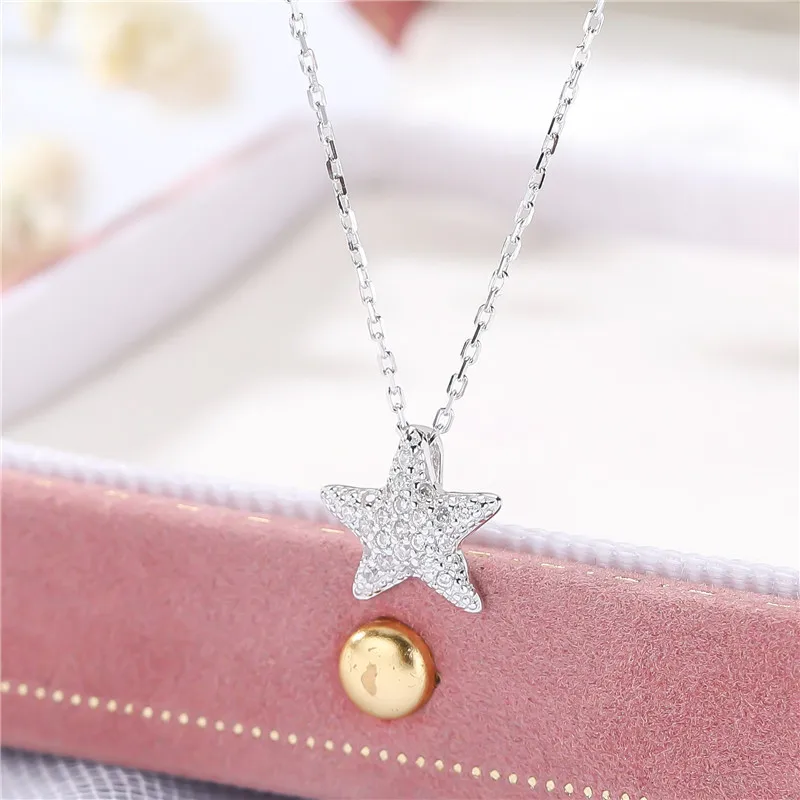 Sodrov Diamond Star Pendant Necklace for Women Silver 925 Jewelry Neckalces 
Sodrov Diamond Star Pendant Necklace for Women Silver 925 Jewelry Neckalces