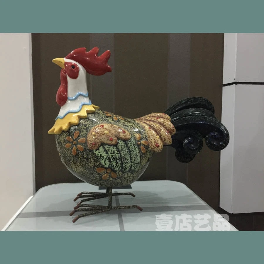 BEAUTIFUL CHINESE ARTIFICIAL BIG ROOSTER ORNAMENT CERAMIC IRON ANIMAL LIVING ROOM DECORATION
BEAUTIFUL CHINESE ARTIFICIAL BIG ROOSTER ORNAMENT CERAMIC IRON ANIMAL LIVING ROOM DECORATION