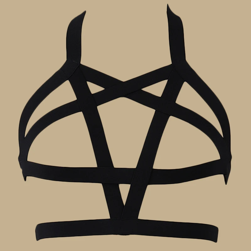 Pentagram сексуальное женское белье тела жгут бюстгальтер острый Связывание пояс