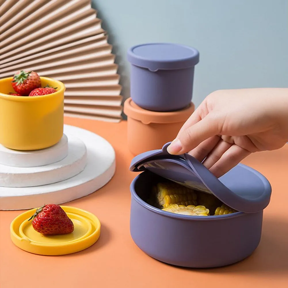 Silicone Freshness-Keeping Box With Lid Sealed Keep Warm Bento Lunch Box Non-Toxic Harmless Soft Texture Fruit Container Box
Silicone Freshness-Keeping Box With Lid Sealed Keep Warm Bento Lunch Box Non-Toxic Harmless Soft Texture Fruit Container Box