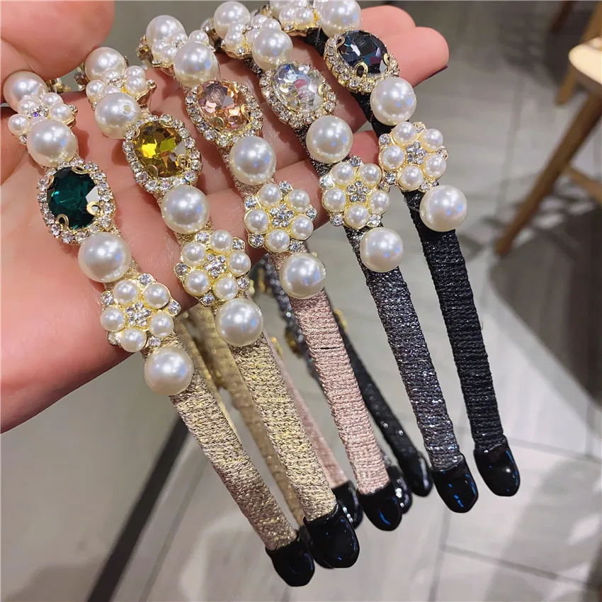 Headbands For Women Girls Korean Slim Pearl Zircon Hair Bands Accessories Fashion Adult Diademas Bandeau Cheveux Wholesale
Headbands For Women Girls Korean Slim Pearl Zircon Hair Bands Accessories Fashion Adult Diademas Bandeau Cheveux Wholesale