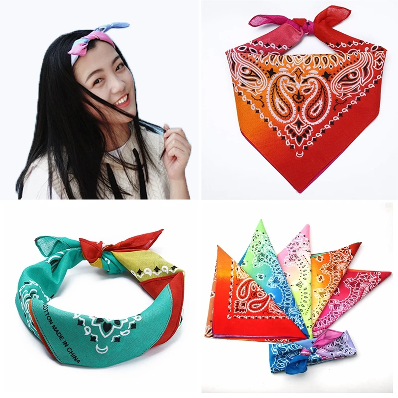 Gradient Color Street Hip Hop Bandana Cashew Headband Hiking Scarves Headwear Men Women Tie Dye Cotton Square Scarf
Gradient Color Street Hip Hop Bandana Cashew Headband Hiking Scarves Headwear Men Women Tie Dye Cotton Square Scarf
