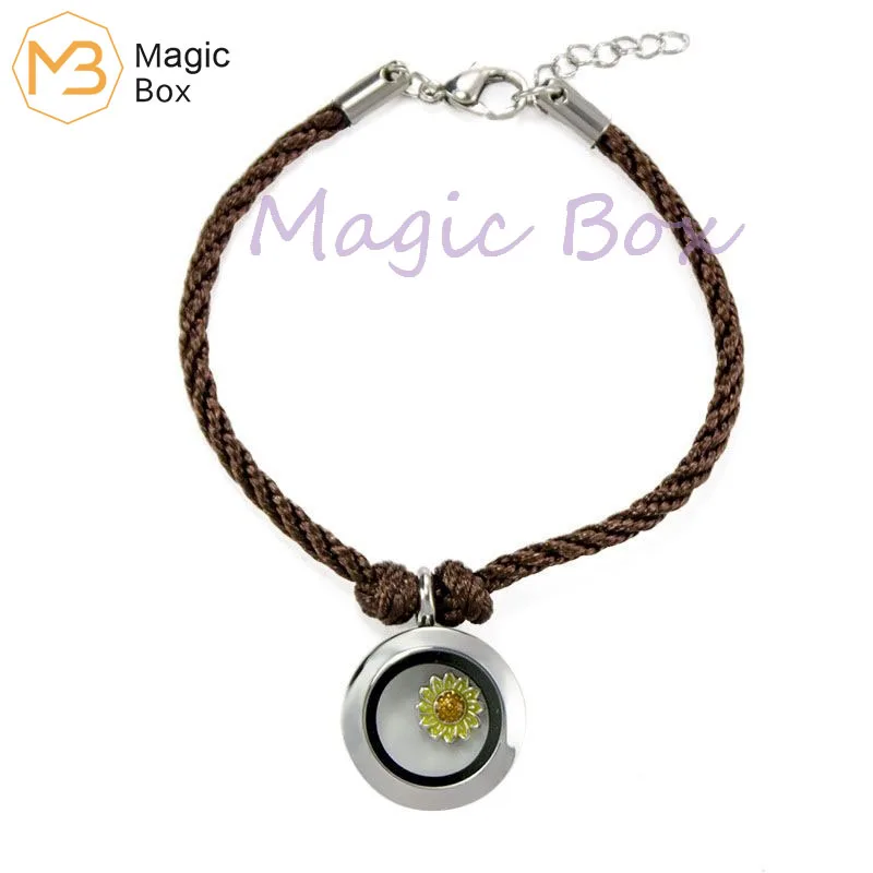 Handmade rope bracelet women and women Fashion Stainless steel locket bracelet 20mm waterproof DIY charms bracelet
Handmade rope bracelet women and women Fashion Stainless steel locket bracelet 20mm waterproof DIY charms bracelet