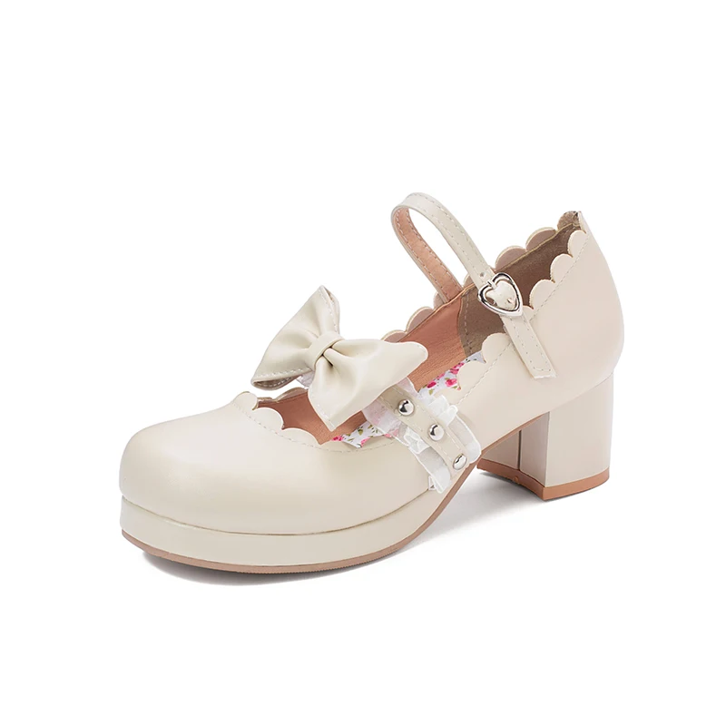 5CM high heels Korean version cute sweet bow buckle shallow mouth platform high heels fashion Mary Jane large size women's shoes
5CM high heels Korean version cute sweet bow buckle shallow mouth platform high heels fashion Mary Jane large size women's shoes