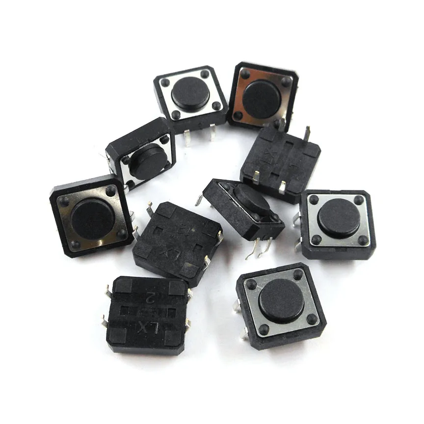 JOYING LIANG 12 * 12 * Height 4.3mm-10mm Touch Switch 4 - Pin Microswitch Four-pin 12 X 12 X 4.3 Copper Pin Switches
JOYING LIANG 12 * 12 * Height 4.3mm-10mm Touch Switch 4 - Pin Microswitch Four-pin 12 X 12 X 4.3 Copper Pin Switches