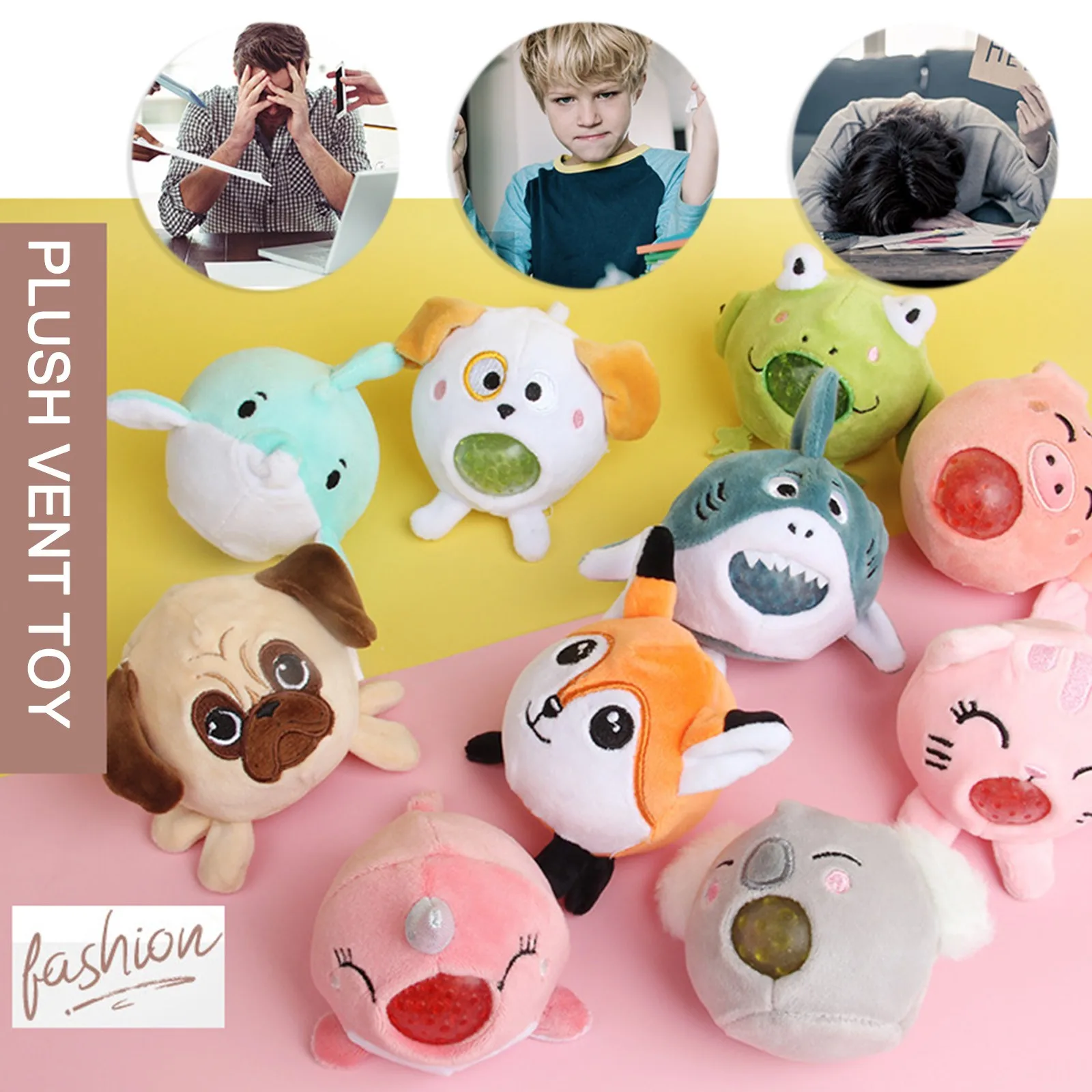 Plush Cute Pet Decompression Vent Ball Toy Pinch Relief Hands Keychain Decompression Artifact Small Pendant 100ml Fidget Ball
Plush Cute Pet Decompression Vent Ball Toy Pinch Relief Hands Keychain Decompression Artifact Small Pendant 100ml Fidget Ball