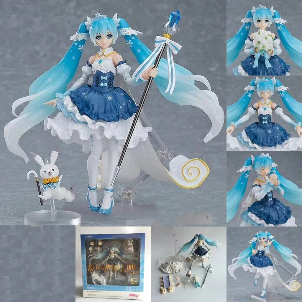 10-я годовщина аниме 15 см Figma Ex-054 Hatsune Miku Snow 2019 Фотогалерея модель игрушки подарок
