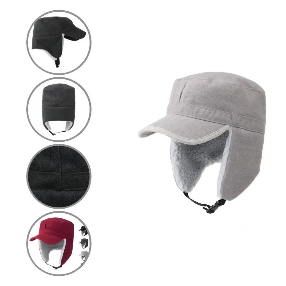 Unisex Dual-use Casual Cold-proof Ear Flap Beanie Winter Accessories Woolen Hat Adjustable for Cold Weather
Unisex Dual-use Casual Cold-proof Ear Flap Beanie Winter Accessories Woolen Hat Adjustable for Cold Weather