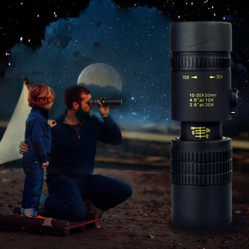 Популярный портативный телескоп HD для телефона 10-300x40 мм Монокуляр с Супер