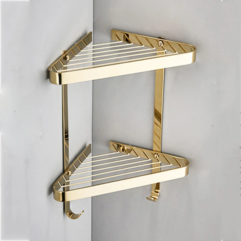 Bathroom Shelf Copper Gold/Chrome/RoseGold Shower Shampoo Soap Cosmetic Shelf Bathroom Accessories Storage Organizer Rack Holder 
Bathroom Shelf Copper Gold/Chrome/RoseGold Shower Shampoo Soap Cosmetic Shelf Bathroom Accessories Storage Organizer Rack Holder