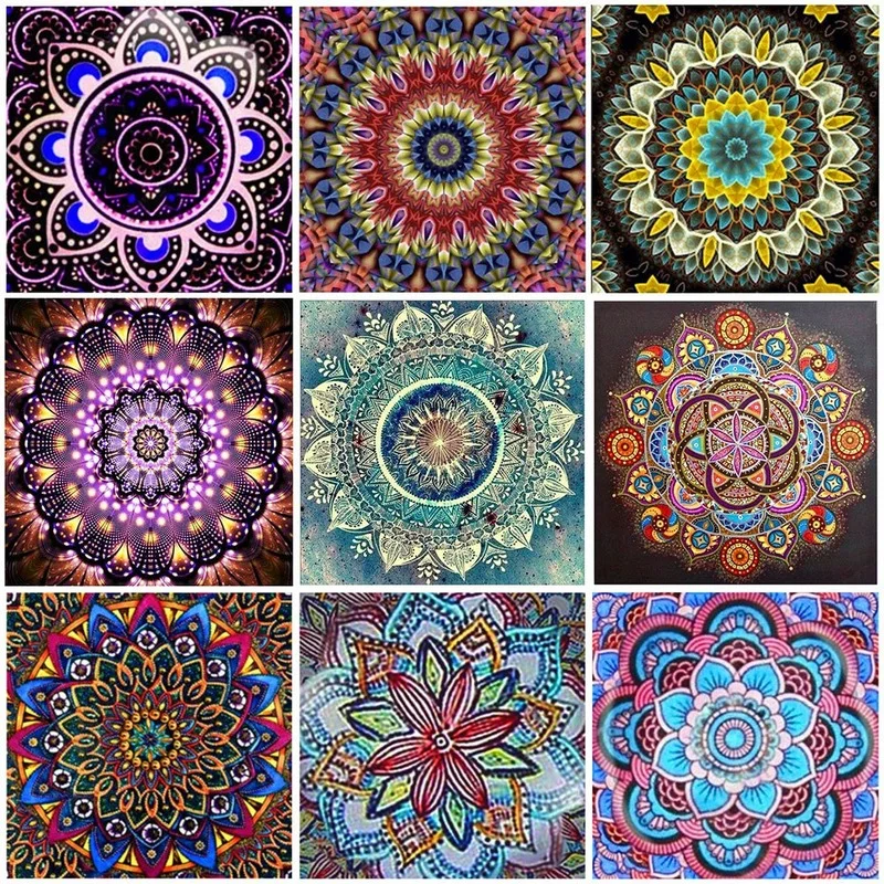 Diamond Painting Mandala Full Drill Square Diamond Embroidery Flower Needlework Beaded Mosaic 5D DIY Art Wall Decor
Diamond Painting Mandala Full Drill Square Diamond Embroidery Flower Needlework Beaded Mosaic 5D DIY Art Wall Decor