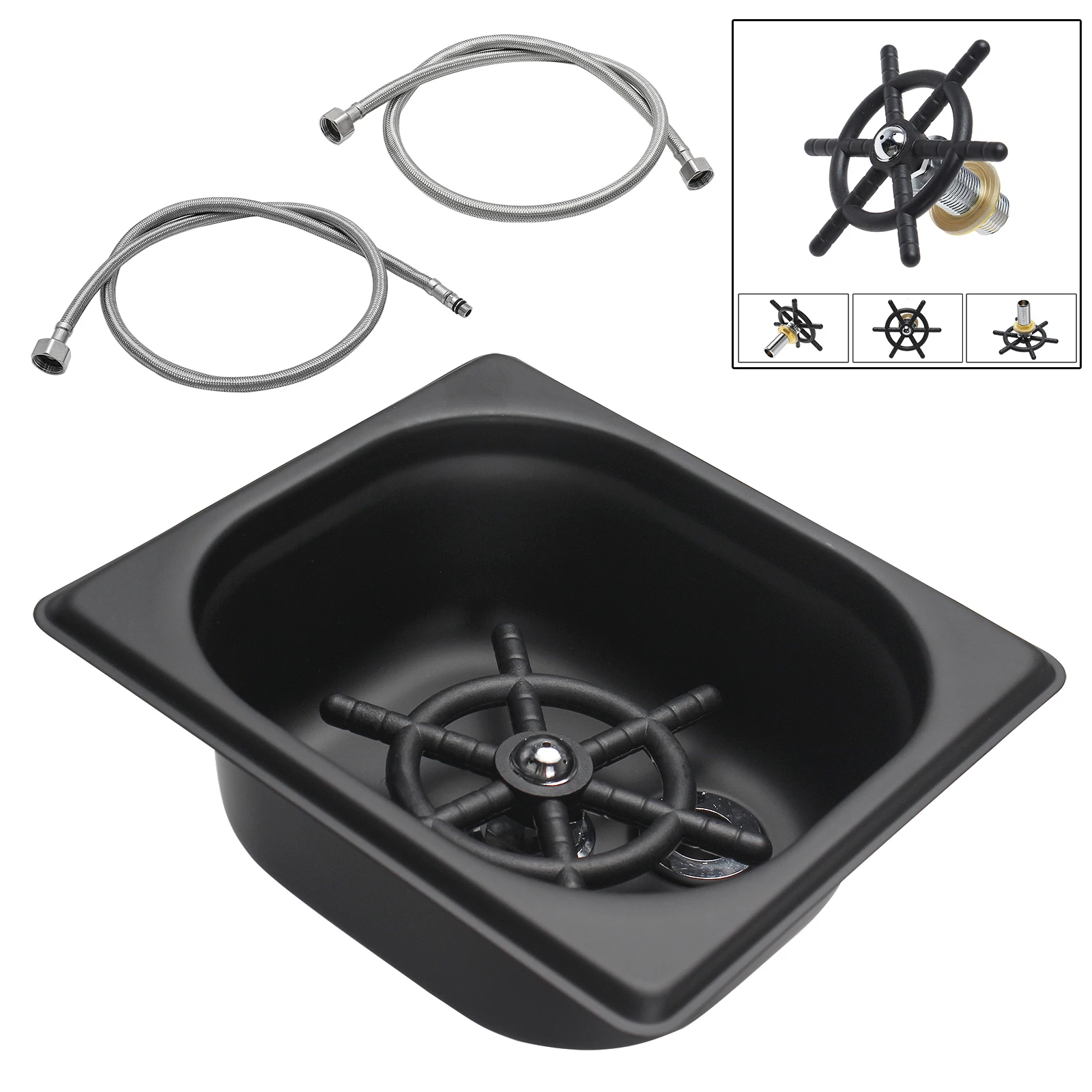 Cup Washer Stainless Steel Automatic Cup Washer For Bars Glass cup High Pressure Water Washing Cup Tool Sink Device Accessories
Cup Washer Stainless Steel Automatic Cup Washer For Bars Glass cup High Pressure Water Washing Cup Tool Sink Device Accessories
