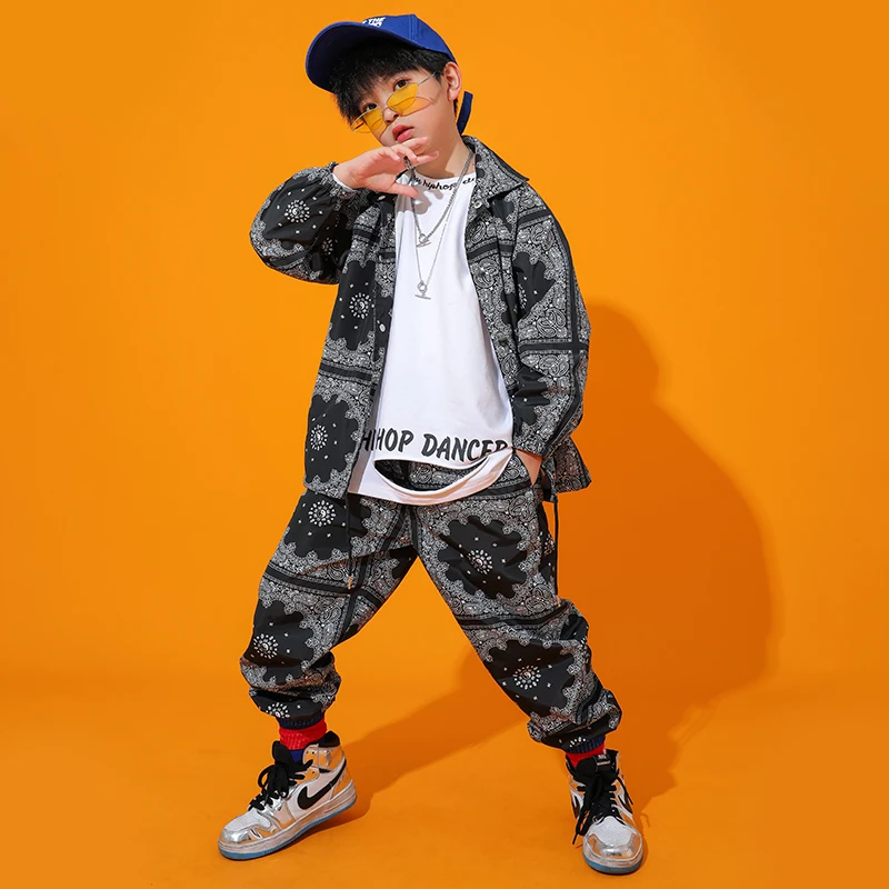 Printing Jazz Dance Costumes For Boys Fashion Hip Hop Performance Clothing Kids Street Dance Rave Outfit Practice Wear DC3521
Printing Jazz Dance Costumes For Boys Fashion Hip Hop Performance Clothing Kids Street Dance Rave Outfit Practice Wear DC3521